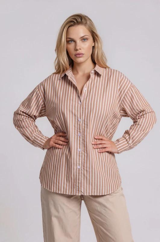 Πουκάμισο Over Striped