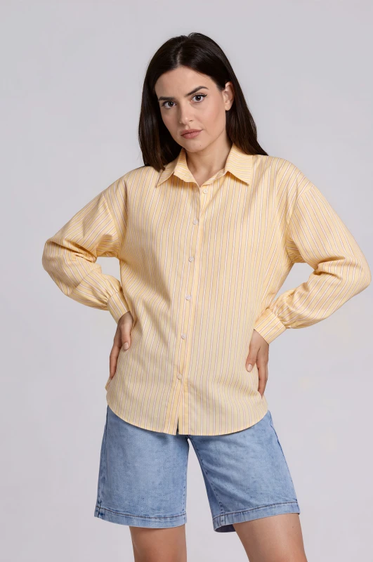 Over Striped Shirt