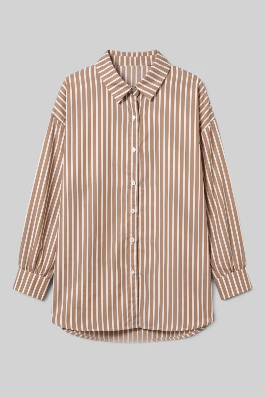 Over Striped Shirt