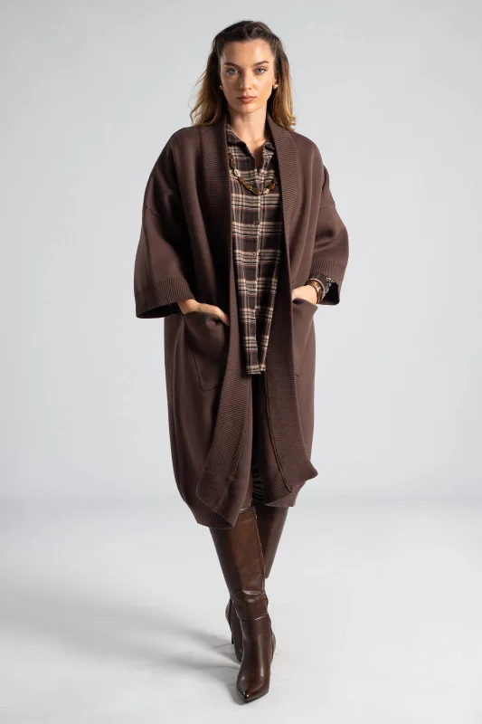 Πουκάμισο Oversized Καρό Πιέτα