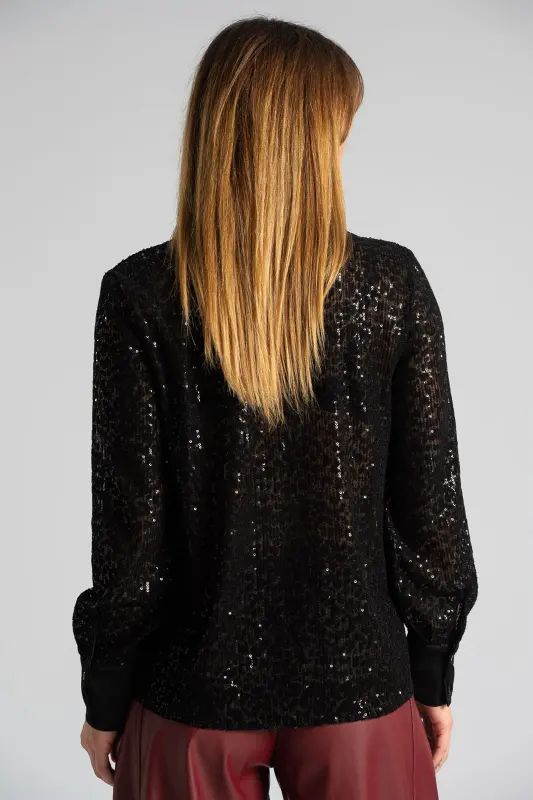 Πουκάμισο Παγιέτα Leopar