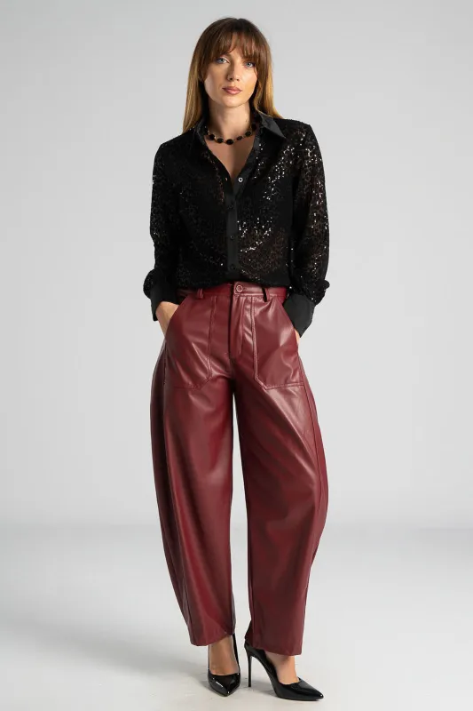 Πουκάμισο Παγιέτα Leopar