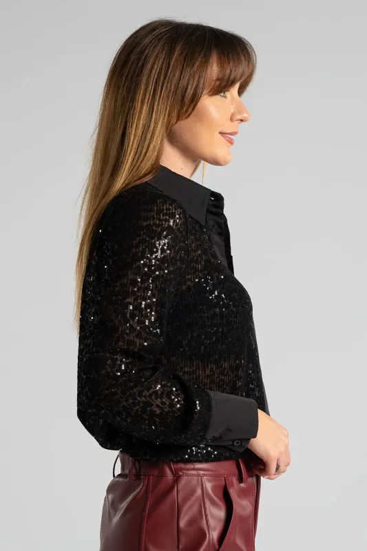 Πουκάμισο Παγιέτα Leopar