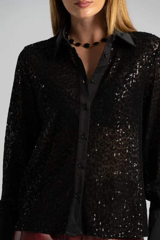 Πουκάμισο Παγιέτα Leopar