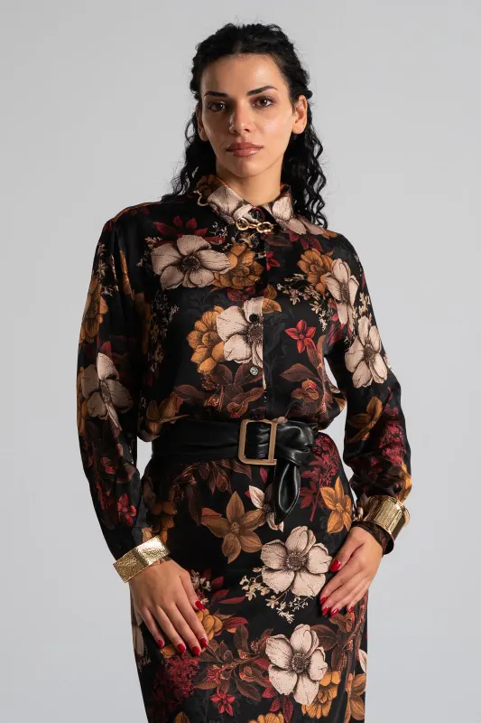 Πουκάμισο Πιέτα Floral