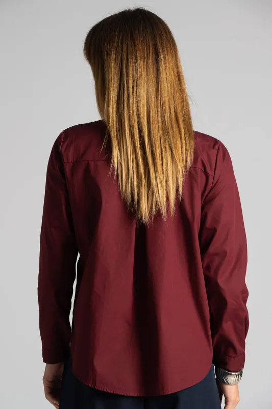 Poplin Shirt Rhinstones