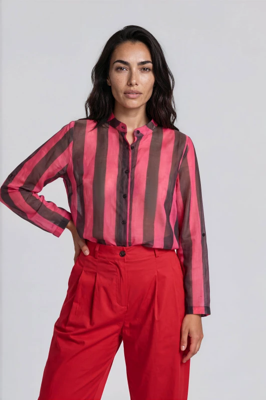 Shirt Striped C-throu 