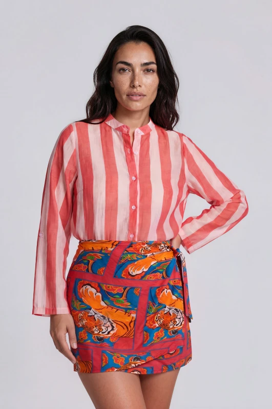 Shirt Striped C-throu 