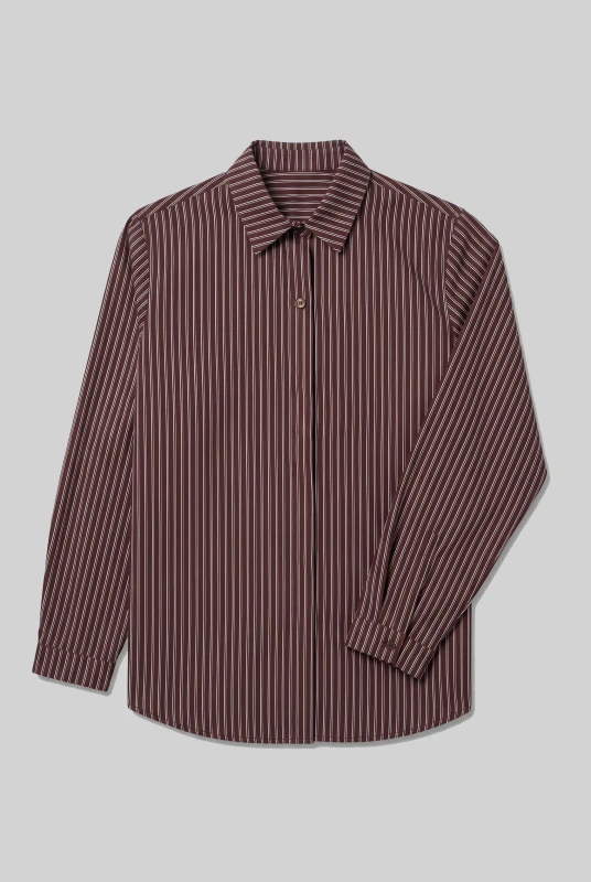 Shirt Striped With Asymmetrical Hem