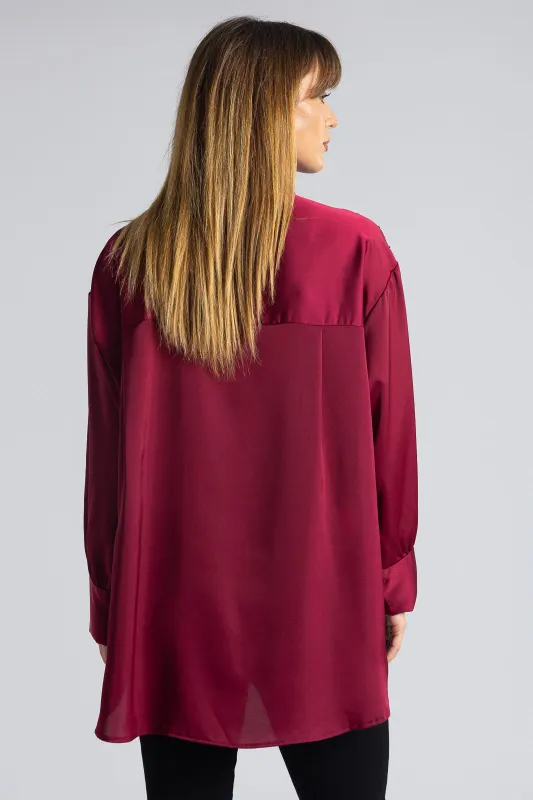 Πουκάμισο Σατέν Velvet Παγιέτα