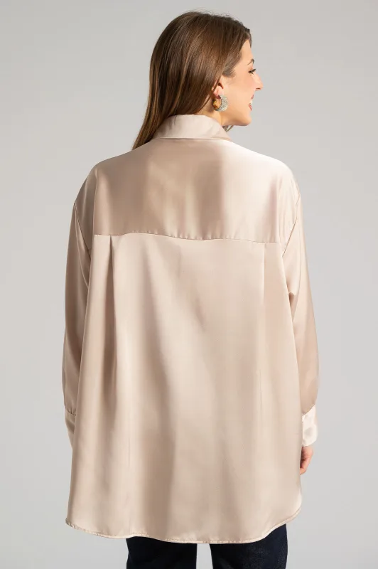 Shirt Velvet Sequin Satin 