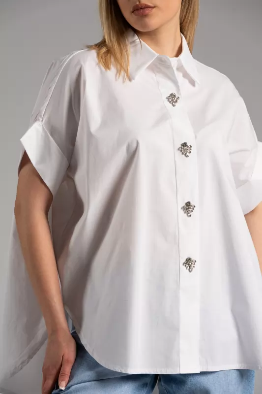 Πουκάμισο Στρας Cotton