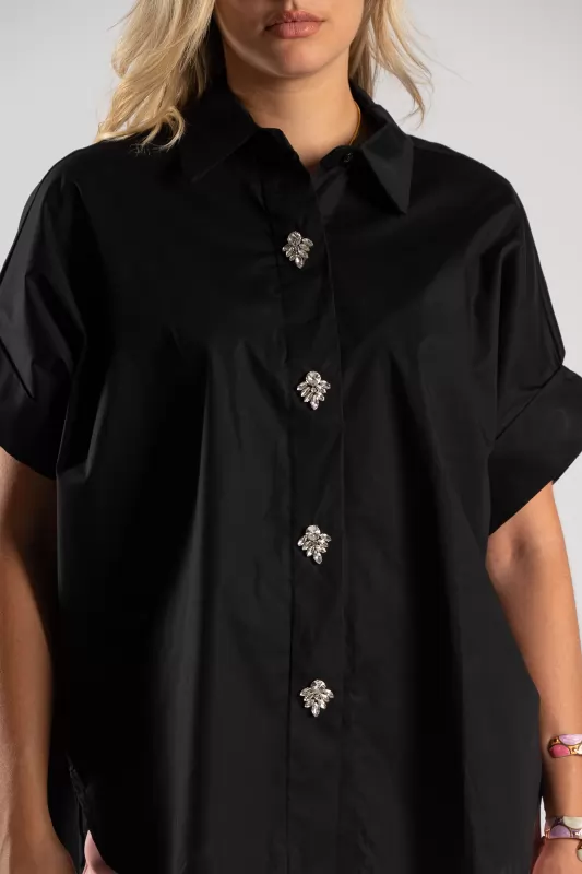 Πουκάμισο Στρας Cotton