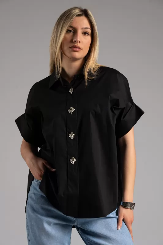 Πουκάμισο Στρας Cotton