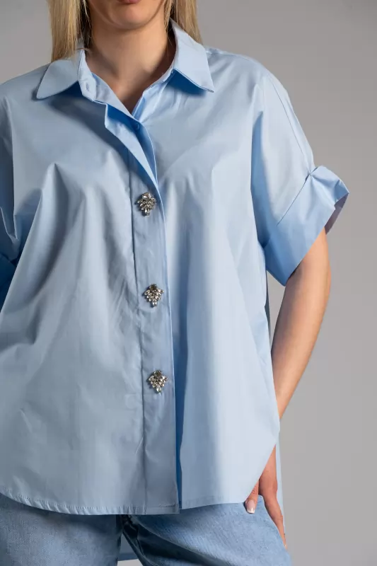 Πουκάμισο Στρας Cotton
