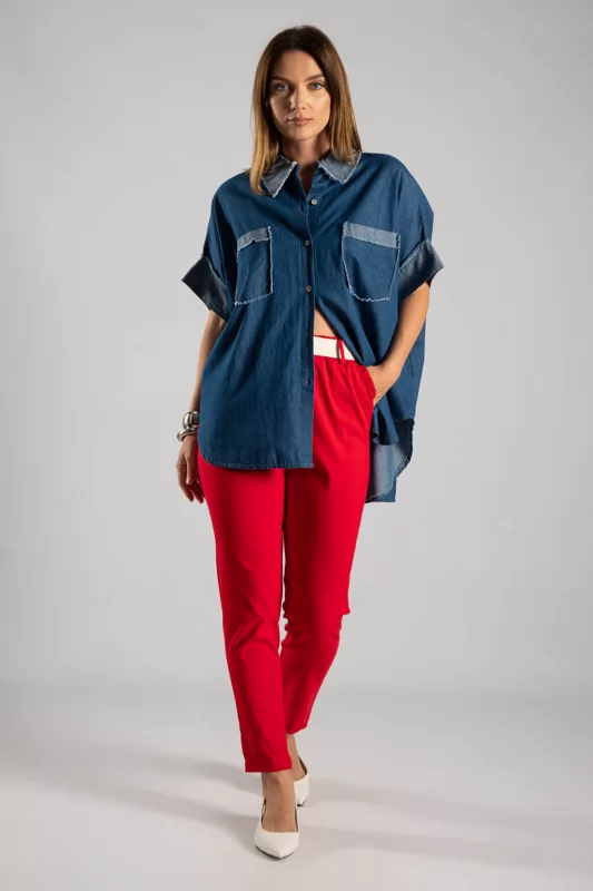 Shirt Pocket Ruffles