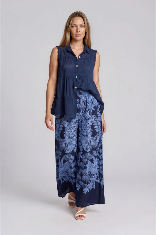 Πουκάμισο Βαμβακερό Αμάνικο Oversized