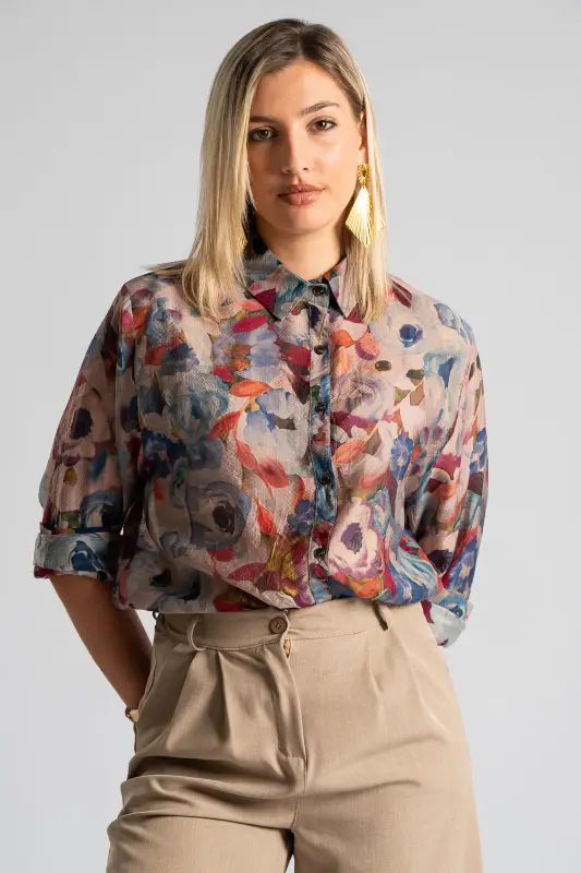 Cotton Floral Shirt