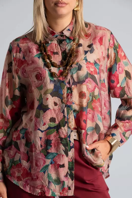 Πουκάμισο Βαμβακερό Floral