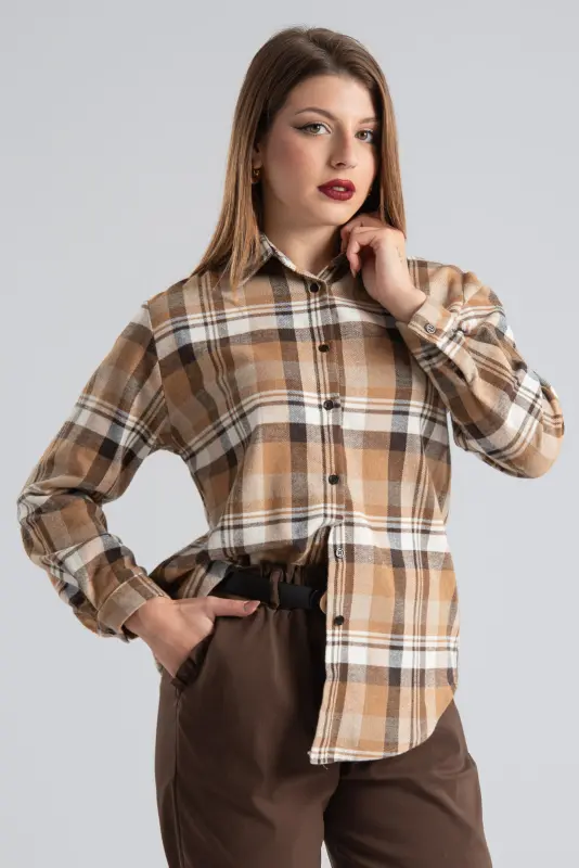 Shirt Cotton Checkered 