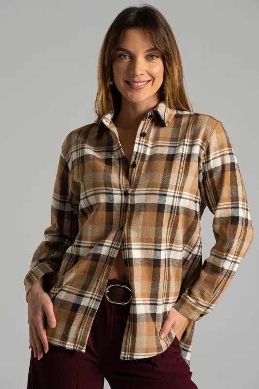 Shirt Cotton Checkered 