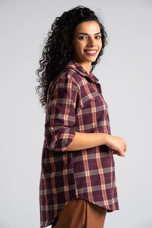 Shirt Cotton Checkered 