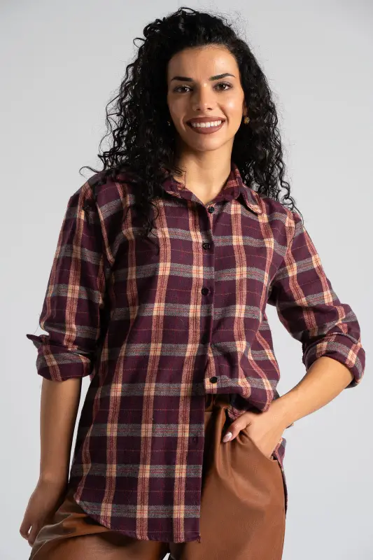 Shirt Cotton Checkered 