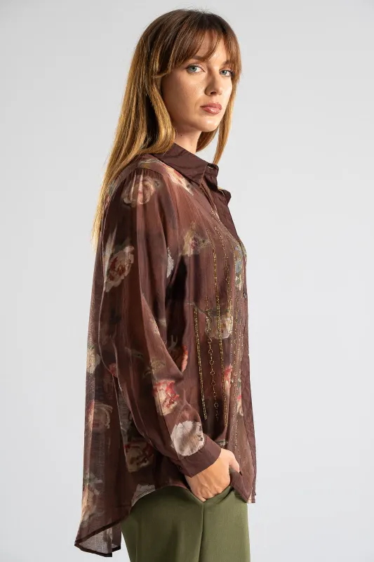 Cotton Shirt Roses