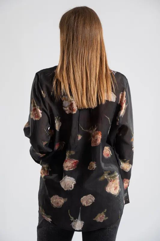 Cotton Shirt Roses