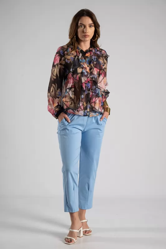 Shirt Volant Floral