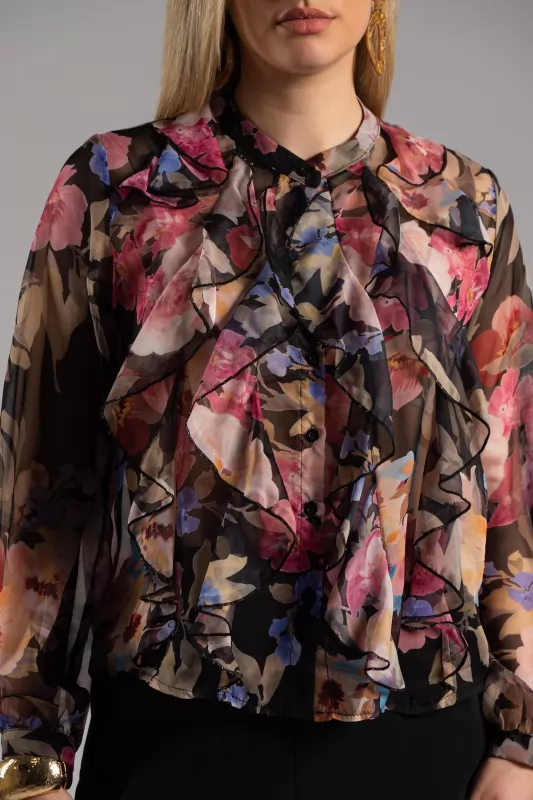 Πουκάμισο Βολάν Floral