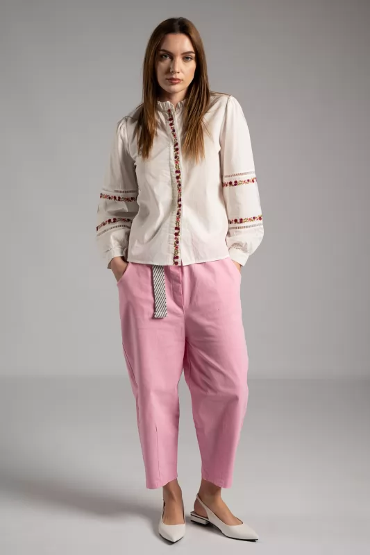 Shirt Volan Embroidery