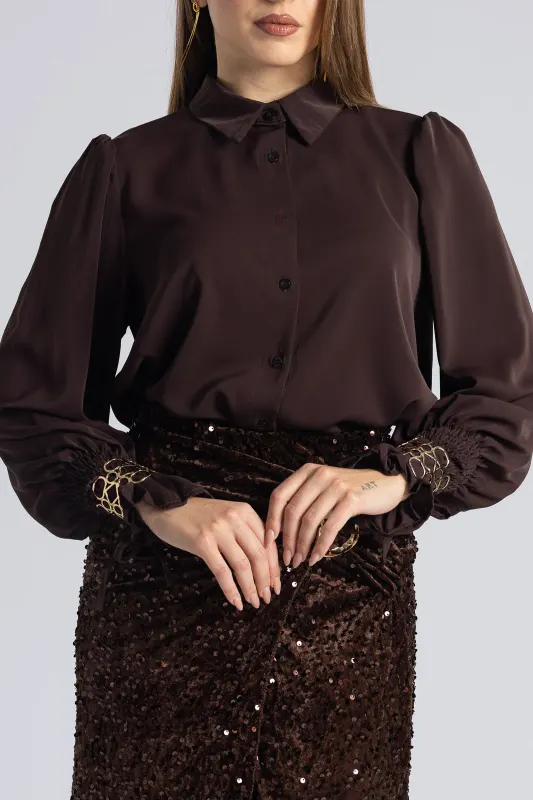 Shirt Gold Details 