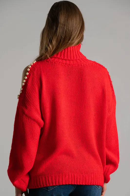 Πουλόβερ Άνοιγμα Μανίκι Πέρλα