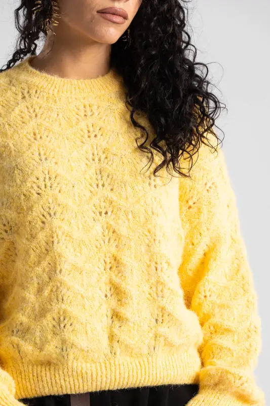 Πουλόβερ Διάτρητο Εξωτερικές Ραφές