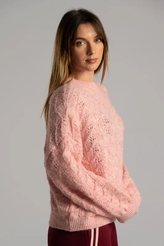 Πουλόβερ Διάτρητο Εξωτερικές Ραφές