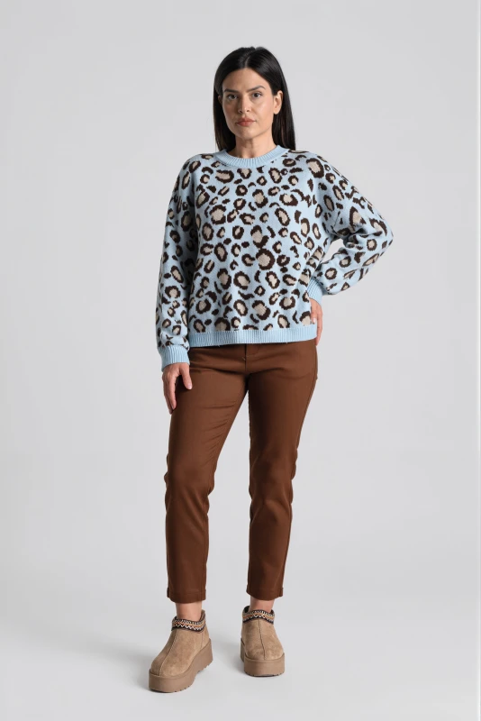 Πουλόβερ Πλεκτό Leopard