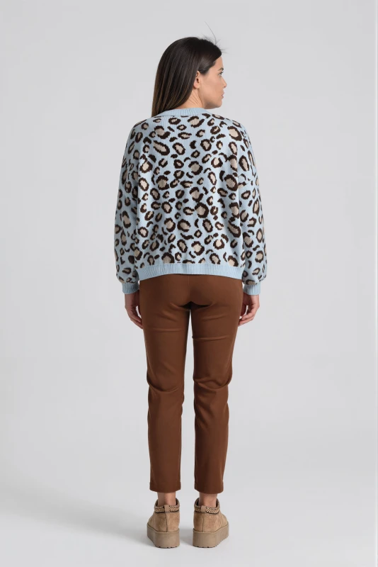 Πουλόβερ Πλεκτό Leopard