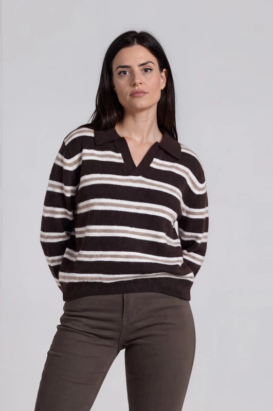 Sweater Polo Striped 