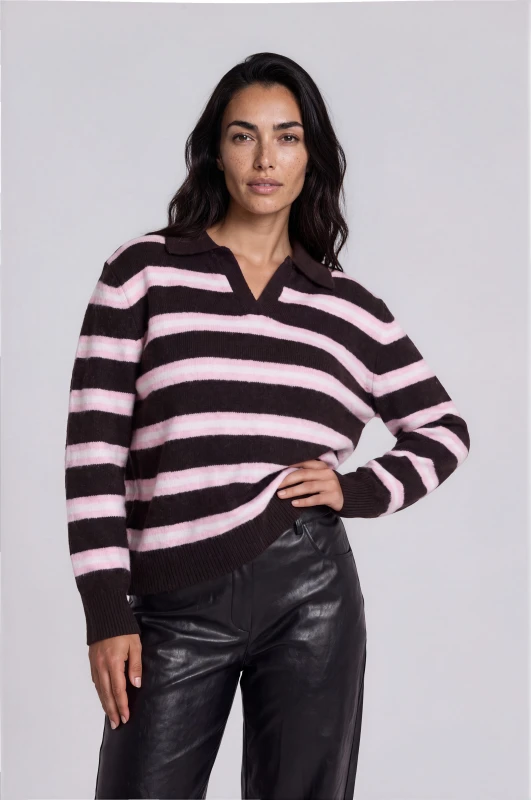 Sweater Polo Striped 