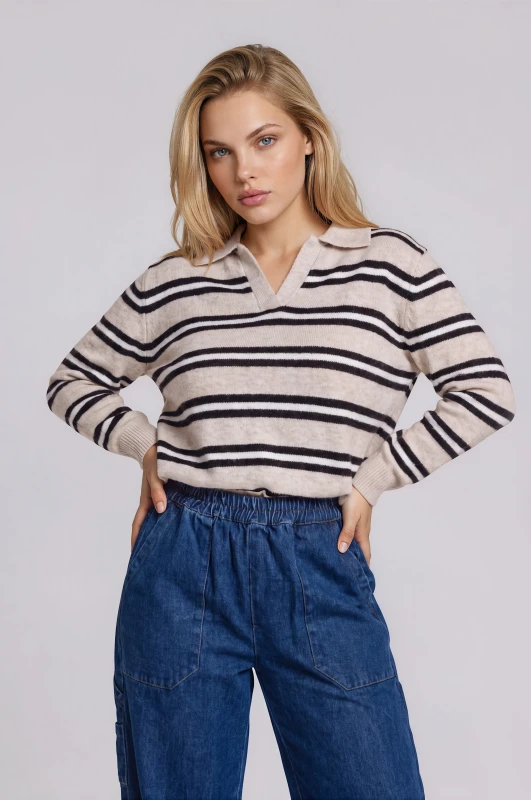Sweater Polo Striped 