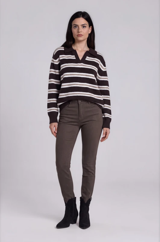 Sweater Polo Striped 