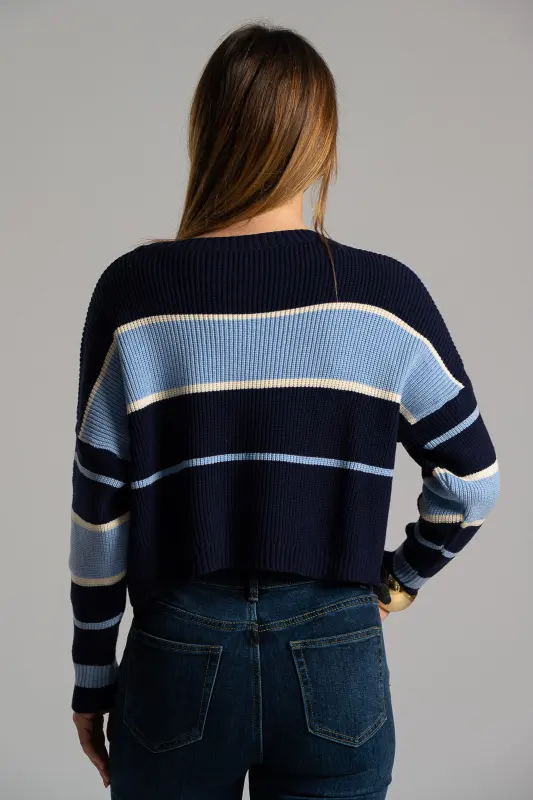 Πουλόβερ Rib Ριγέ