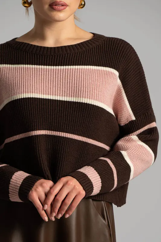 Πουλόβερ Rib Ριγέ