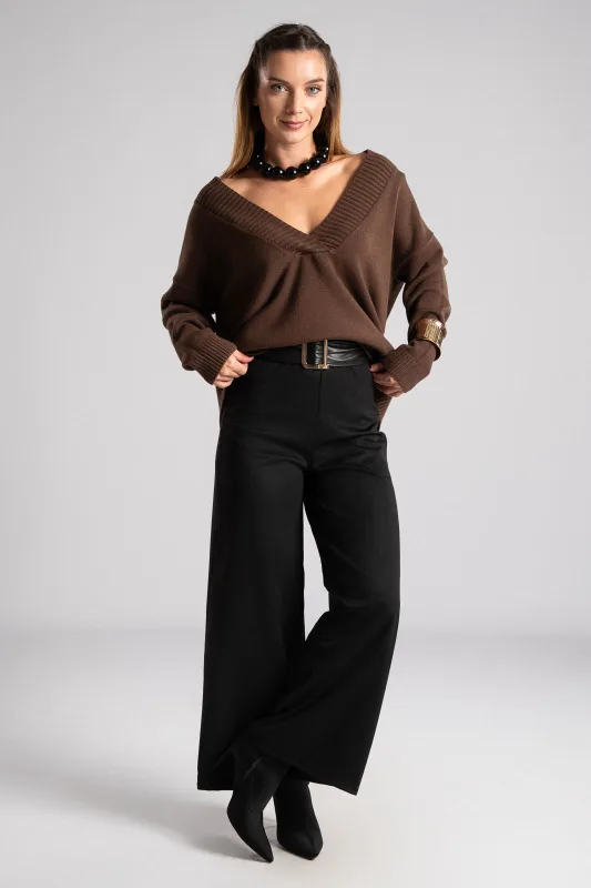 Πουλόβερ V Rib Τελείωμα