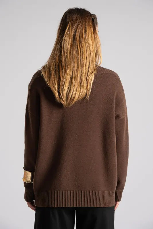 Πουλόβερ V Rib Τελείωμα