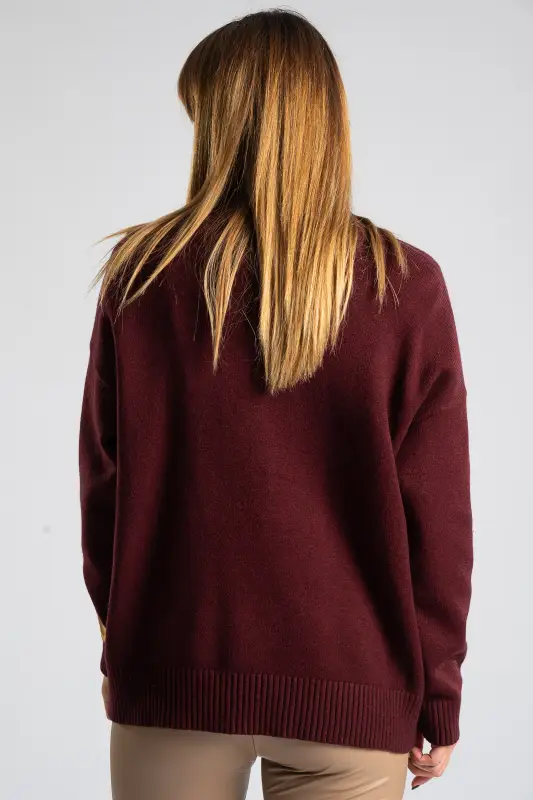 Sweater V Rib Trim