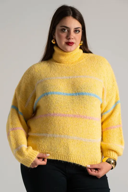 Πουλόβερ Ζιβάγκο Χρωματιστές Ρίγες