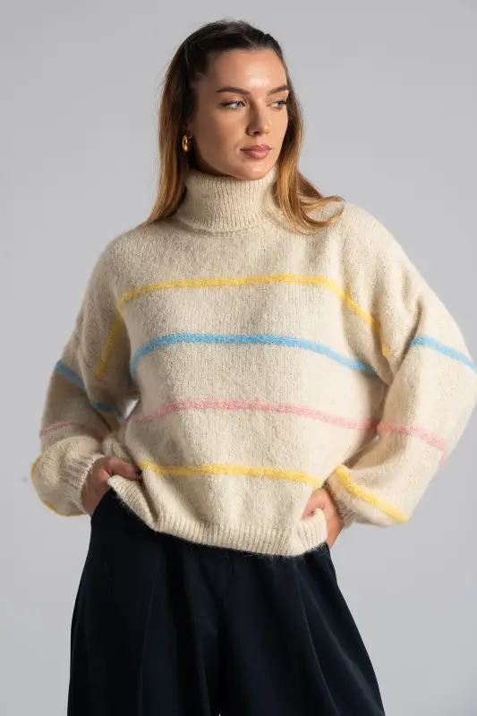 Πουλόβερ Ζιβάγκο Χρωματιστές Ρίγες