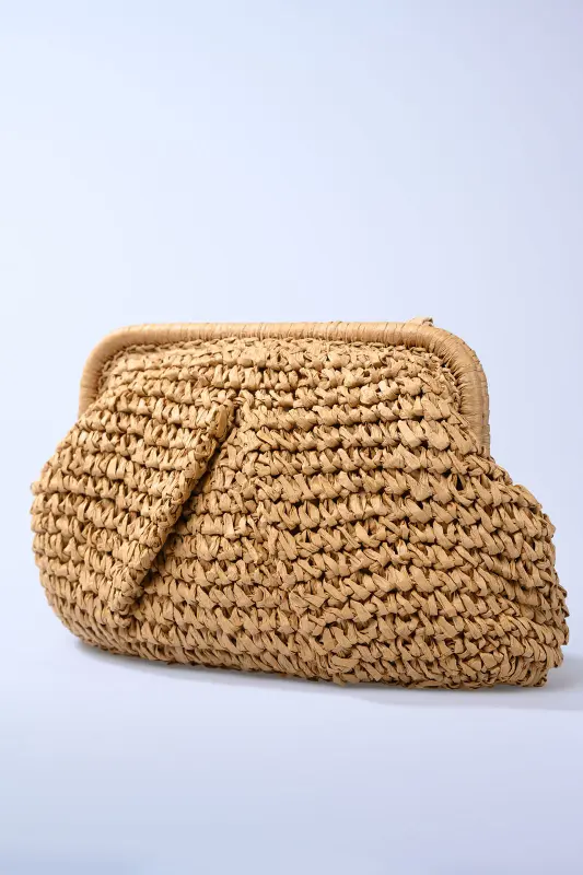 Breada Raffia Clutch